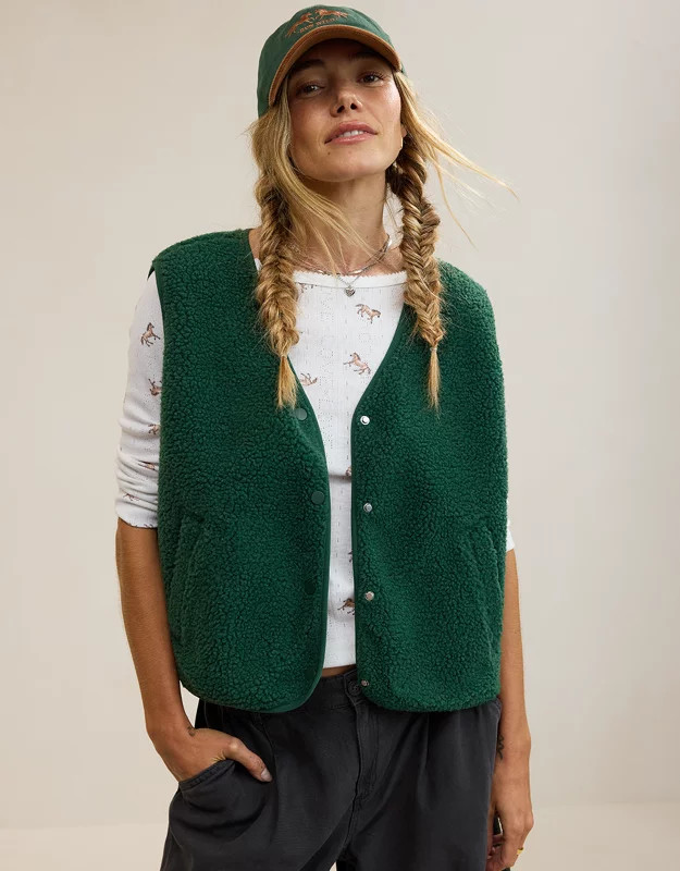 Aerie Sherpa Vest | Aerie