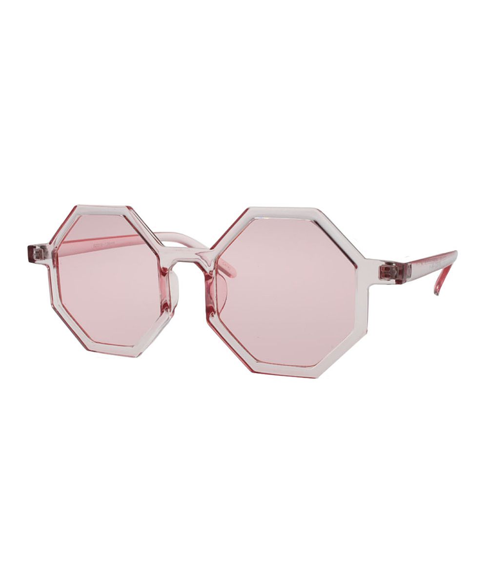 Pink Octagon Oversize Sunglasses | Zulily