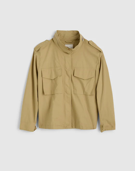 Field Jacket in Washed Poplin | Madewell
