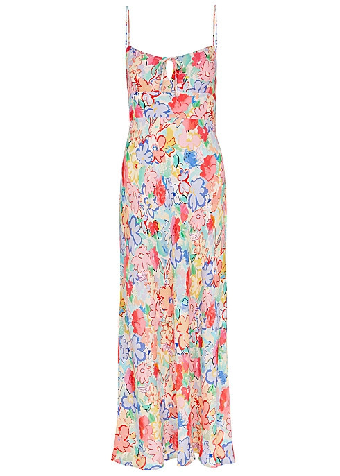 Lanie printed crepe midi dress | Harvey Nichols (Global)