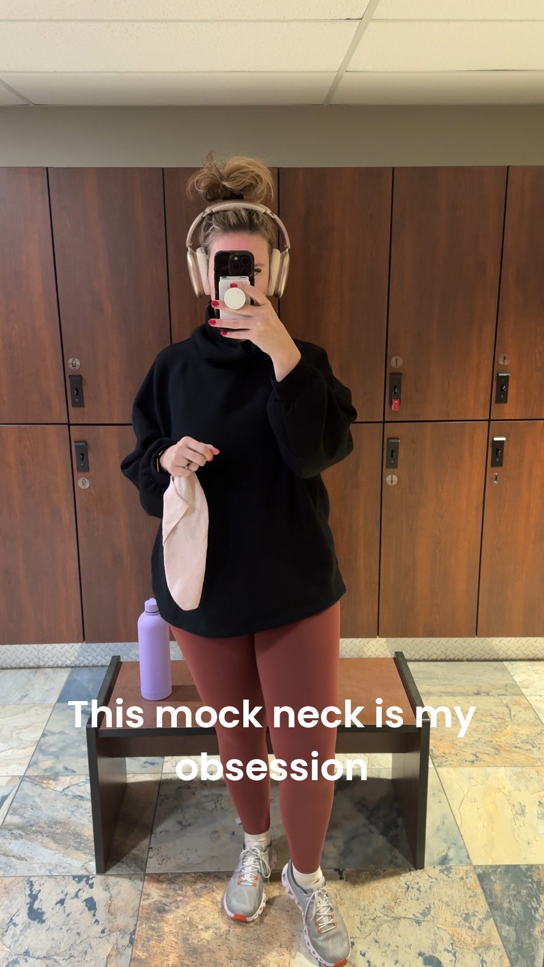 I love this mock neck flounce top so much I am ordering another one in navy this week !!!  The fit and the height of the neck is the best !!!

#LTKmidsize #LTKcanada #LTKwinter