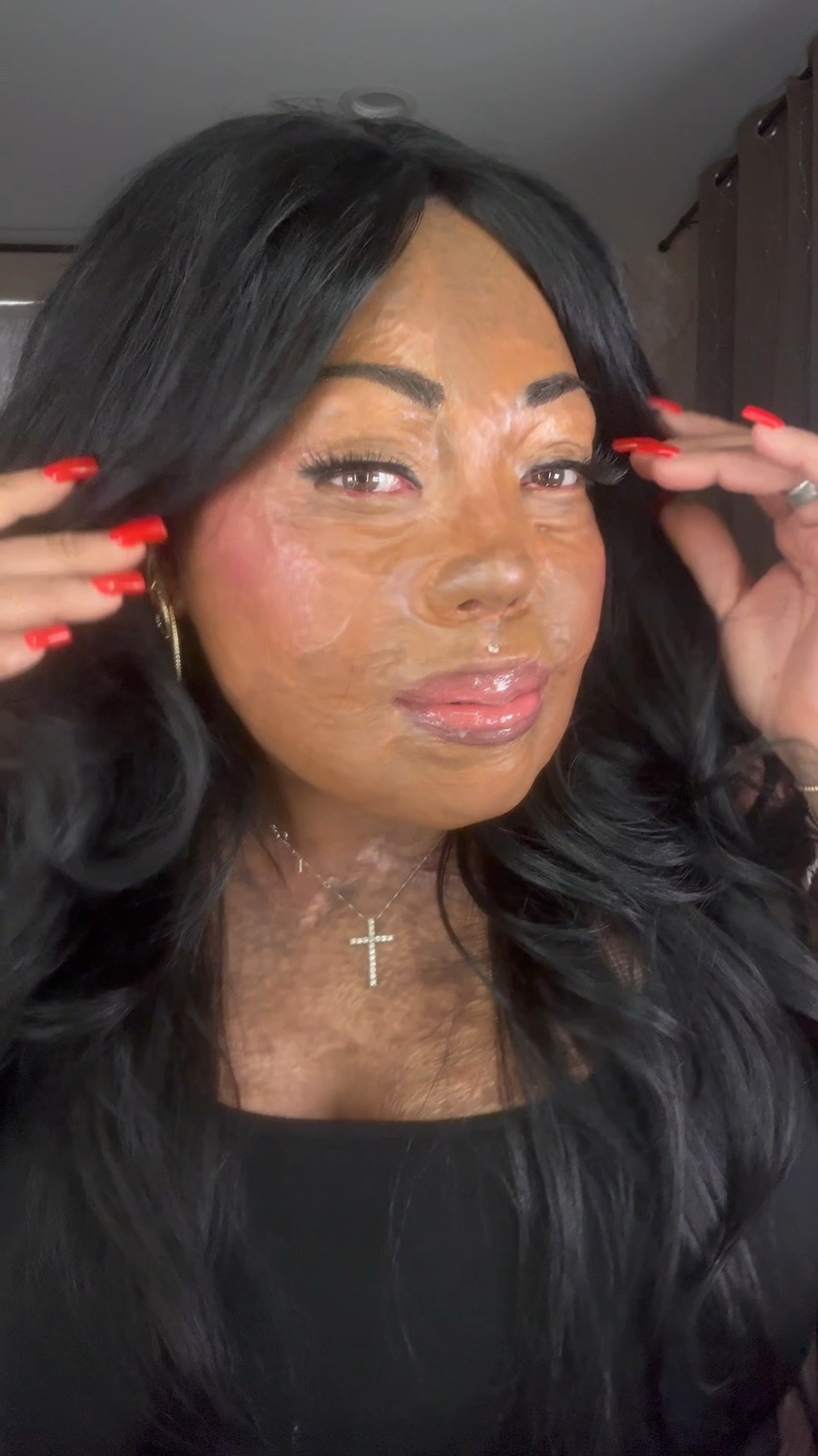 It Cosmetics CC Cream offers sheer to medium coverage. I like to use their share coverage brush to do precise nose, cheek and face contour. Both brushes used are Ulta exclusives..

Huda Beauty Ube Easy Bake is currently one of my favorites for medium skin tones.

Danessa Myricks Lowlight in LOWKEYadds a beautiful highlight without enhancing texture.

I combined pink ColourPop liquid blush with Huda Beauty  Faux Filter Blush and then set it with NYX Buttermelt Blush.

I finished with Huda beauty pink matte lipstick topped with Uuu Baby Faux Filter lipgloss.

I love this as an every day look!💜

bb cream, medium coverage foundation, color corrector, tinted moisturizer, skin tint 

#LTKOver40 #LTKWatchNow #LTKBeauty