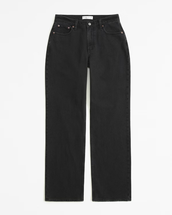 Women's Curve Love Low Rise Baggy Jean | Women's Bottoms | Abercrombie.com | Abercrombie & Fitch (US)