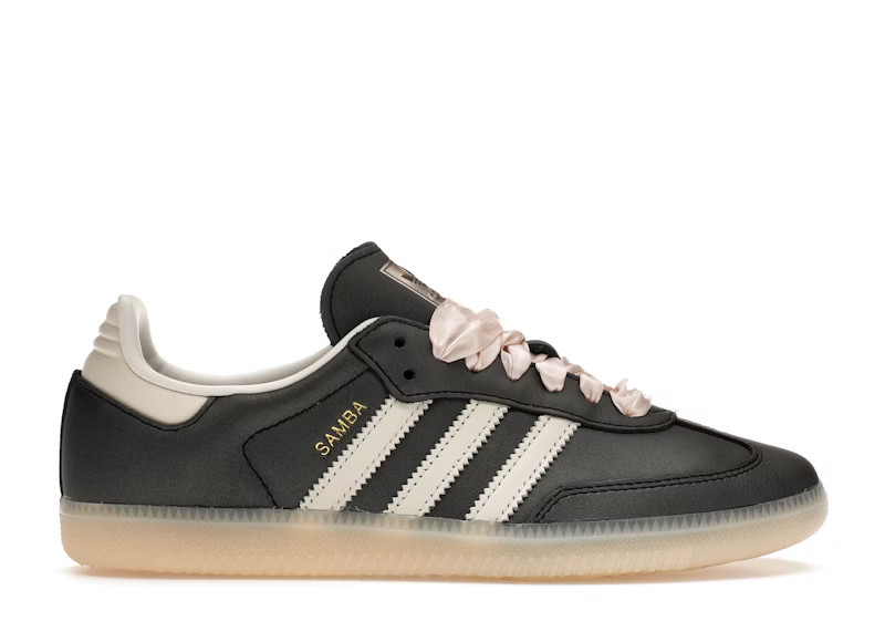 adidas Samba OG Black Pink Ribbon Laces (Women's) | StockX