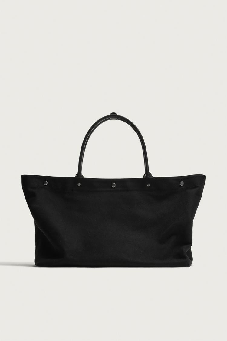 Zara - Aaron Levine X Zara Tote Bag - Black - One Size Only - Man | Zara UK