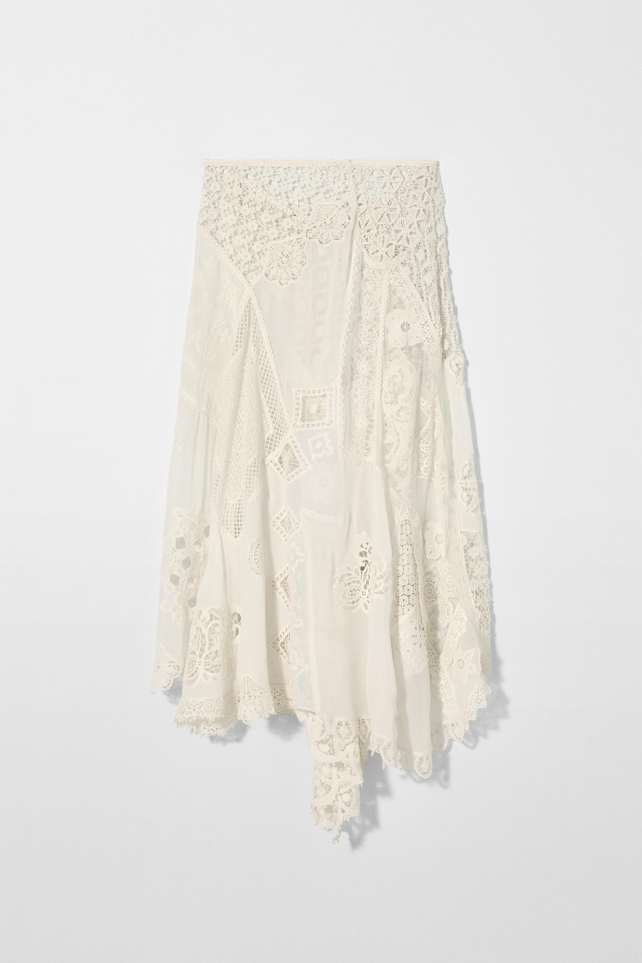 PATCHWORK MIDI SKIRT KATE MOSS X ZARA | Zara US