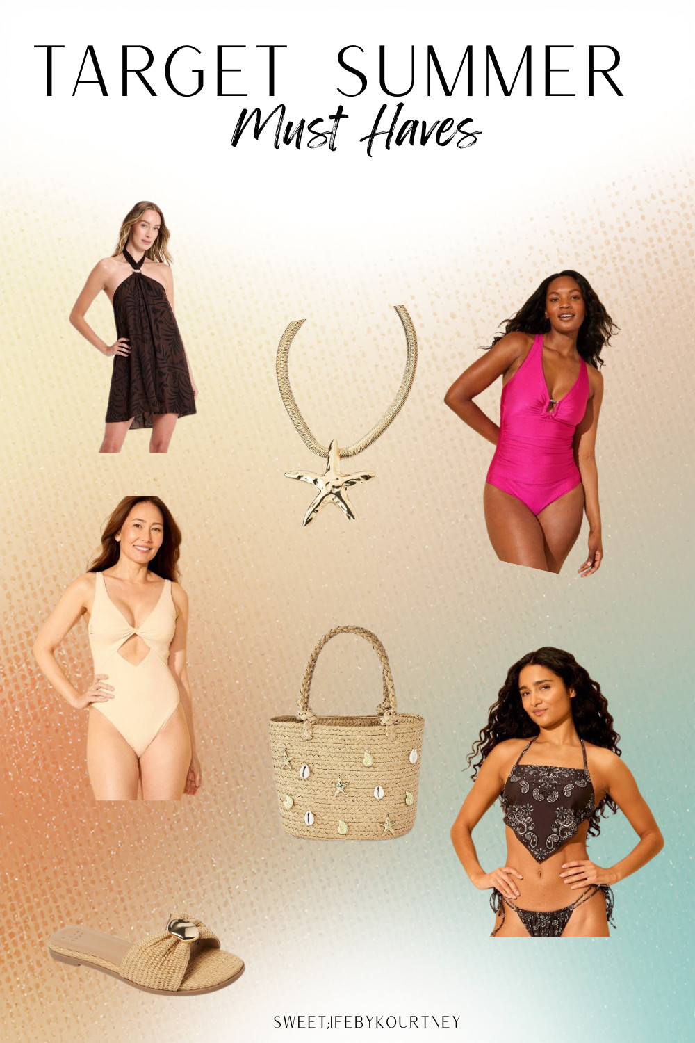 Target summer must haves for beach days, pool days, and easy vacation style ☀️ Cute, affordable finds for a summer refresh. #LTKFinds #TargetStyle #TargetFinds #SummerMustHaves #VacationStyle #SweetLifeByKourtney 

 #LTKgrwm #LTKootd #LTKSeasonal