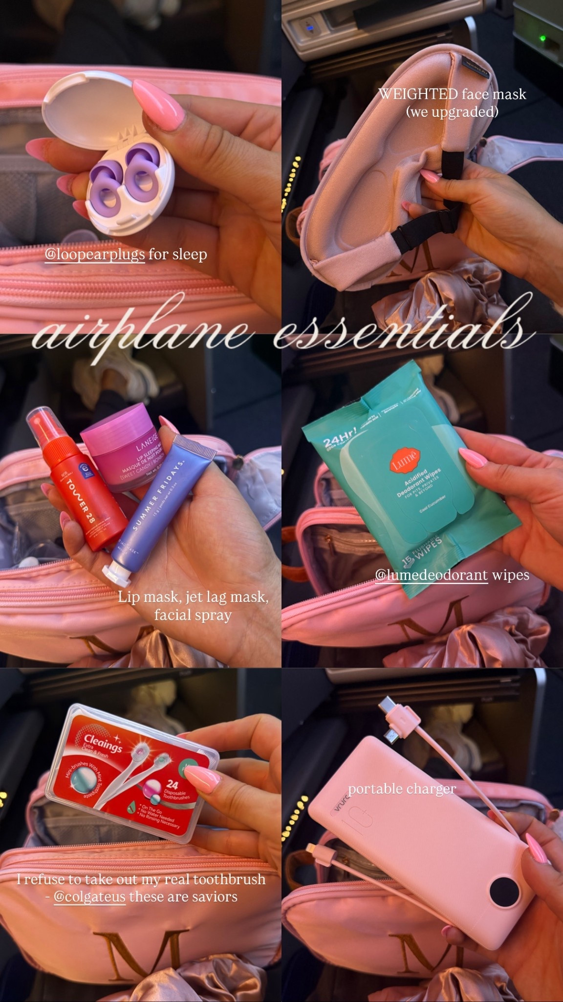 Everything I keep in my carry on for any and all flights! GAME CHANGERS. 

#LTKFindsUnder50 #LTKFindsUnder100 #LTKTravel