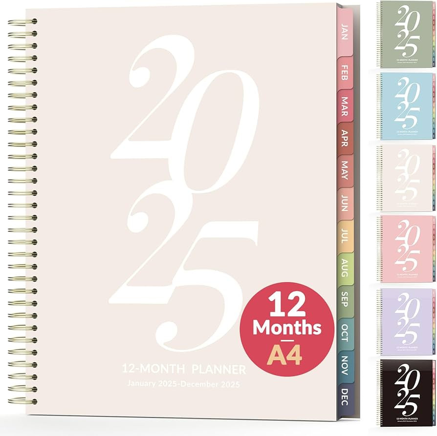 Forvencer 2025 Planner Weekly and Monthly, Jan - Dec 2025, Aesthetic Agenda Book Planner for Wome... | Amazon (US)