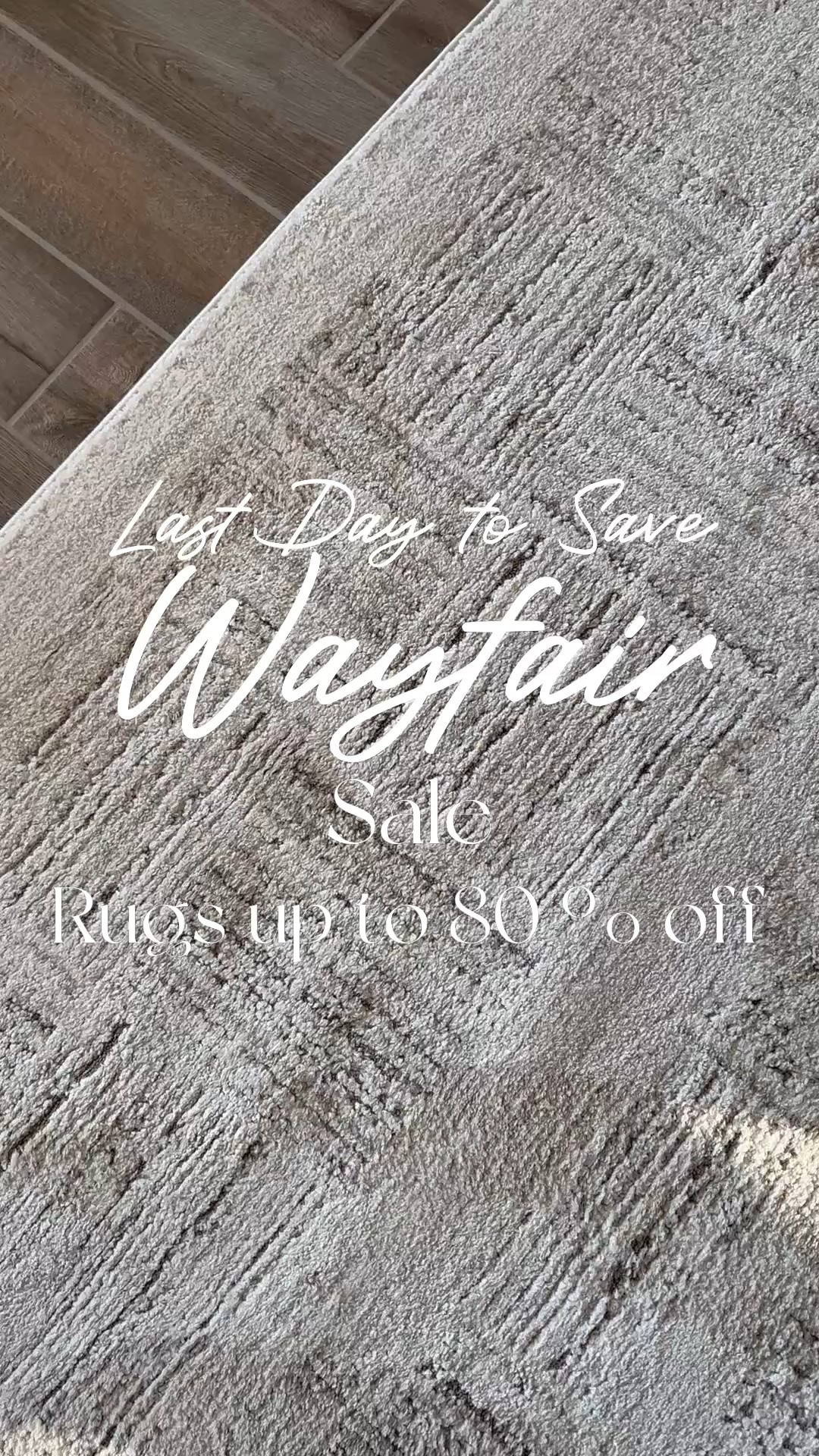 WAYFAIRS Biggest Sale of the year! 
Rugs up to 80% off! 

#LTKHome #LTKSaleAlert #LTKStyleTip