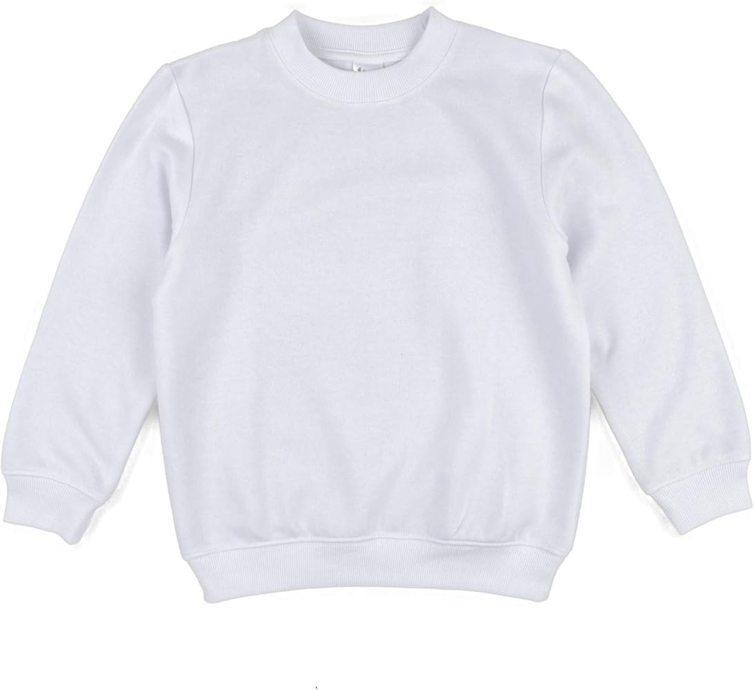 Kids & Toddler Sweatshirt Boys Girls Long Sleeve Shirt Variety of Colors (Size 2-14 Years) | Amazon (US)