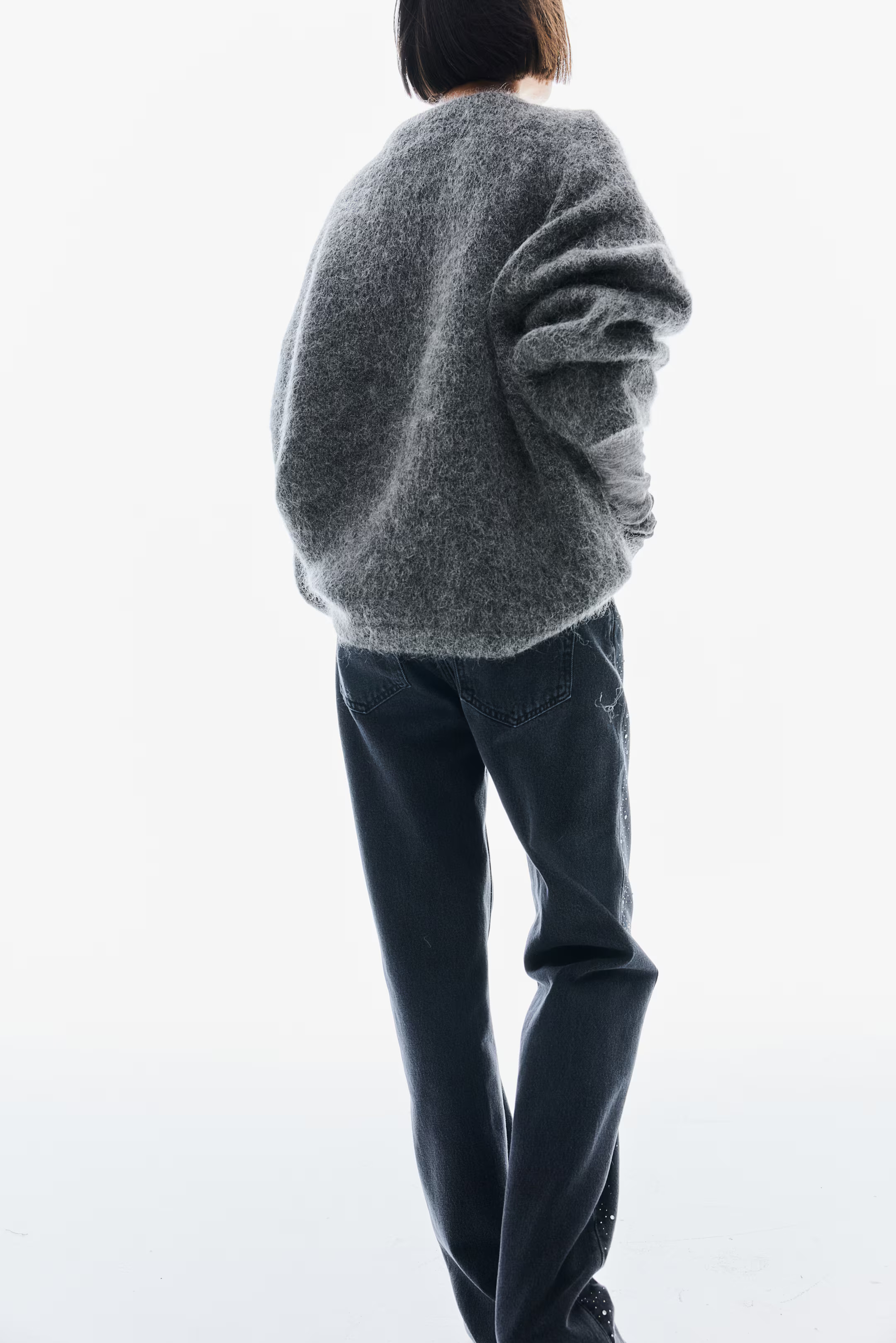 Oversized mohair-blend jumper | H&M (UK, MY, IN, SG, PH, TW, HK)