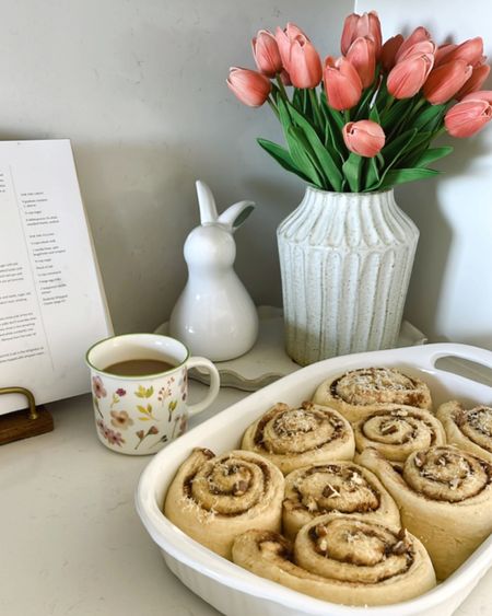 It is truly humbling having your birthday on Good Friday, but in the still & heartbreak of today we rejoice in knowing Sunday is coming 💕

cinnamon rolls & hot coffee to start our day 

#LTKhome