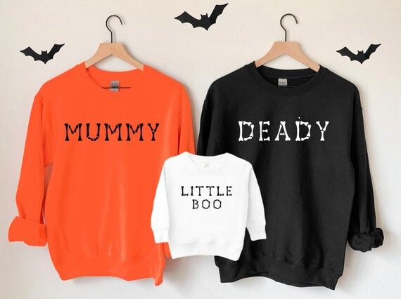 Halloween Couple Sweatshirts Matching Halloween Family - Etsy | Etsy (US)