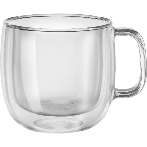 ZWILLING Sorrento Plus 2-pc Double-Wall Glass Cappuccino Mug Set - Clear | Bed Bath & Beyond