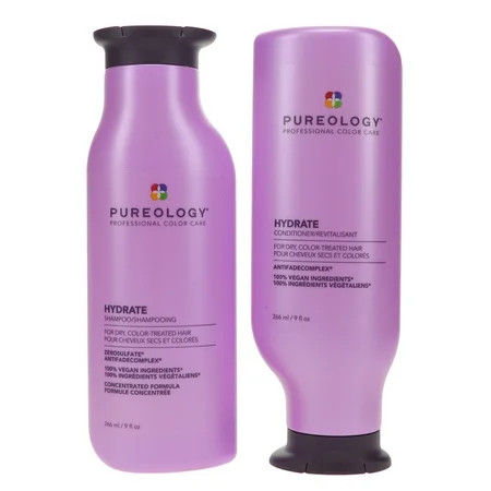 Pureology Hydrate Shampoo 9 oz & Hydrate Conditioner 9 oz Combo Pack | Walmart (US)