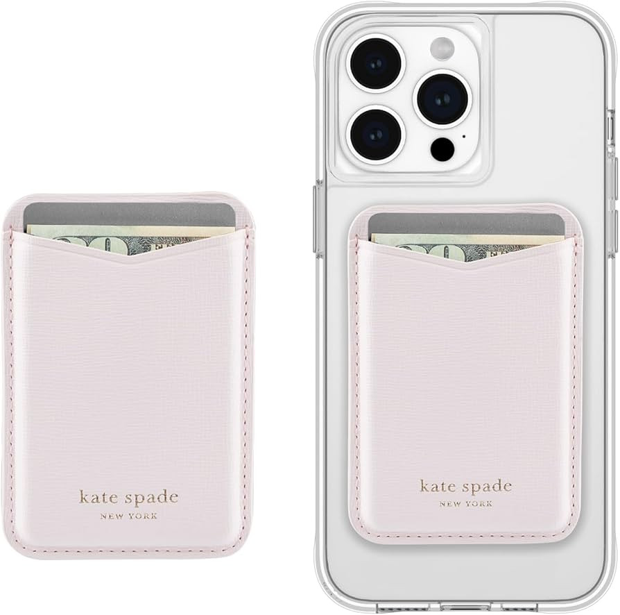 Kate Spade New York Magnetic Wallet/Card Holder - Compatible with MagSafe Phones and Cases - Pale... | Amazon (US)