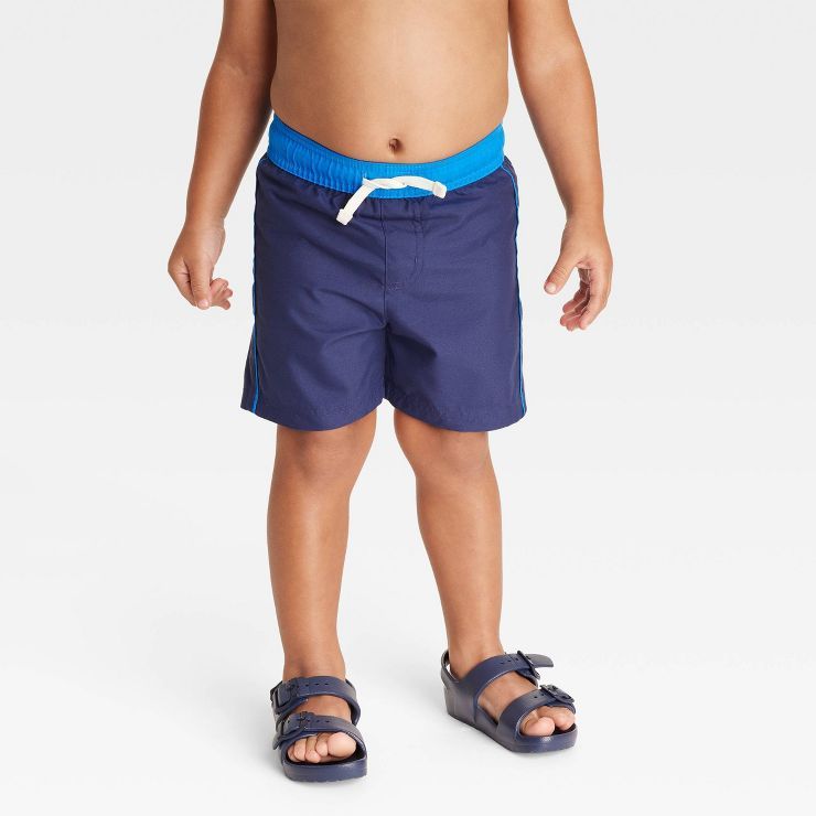 Toddler Boys' Swim Shorts - Cat & Jack™ Navy Blue | Target