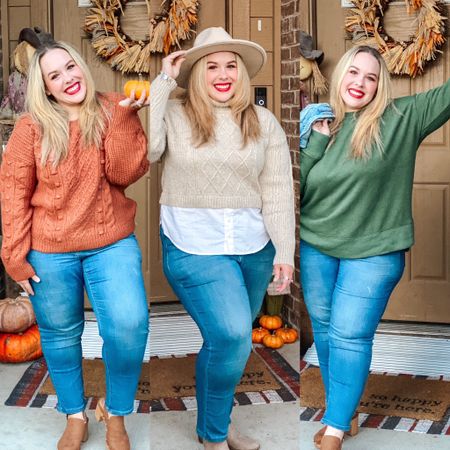 #walmartpartner Absolutely LOVE these gorgeous Time and Tru fall pieces from @Walmart all under $25! If you’re looking to upgrade your wardrobe with some cozy sweaters, find a piece for Thanksgiving, or just need something comfortable for the day-to-day, you’ll love these!

#LTKHoliday #LTKmidsize #LTKSeasonal