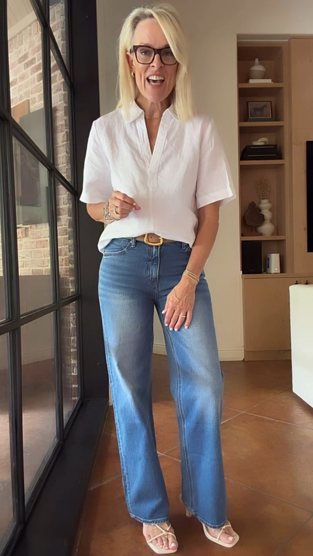 Two wardrobe staples every woman should have on hand: a crisp white linen top + the perfect straight leg denim 
@Quince has the best! Best quality and best price!! 
Denim come in 4 different inseam  options!!
And are only $50! 

Linen top - tts 
Denim - this wash is Atlantic Blue fit tts. I’m in size 27 and 30” inseam 

#quincepartner

#LTKootd #LTKdayinmylife #LTKOver40