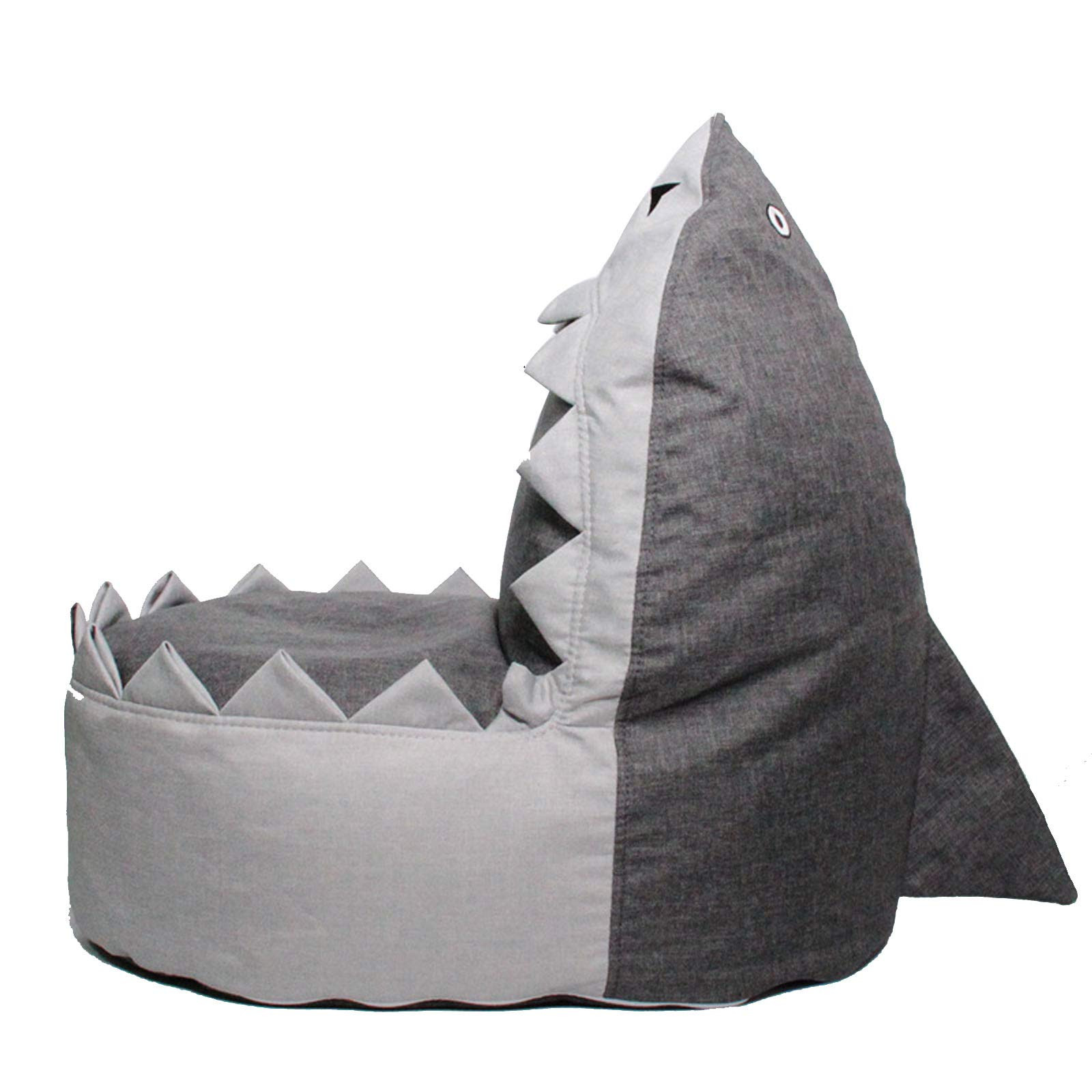 YILANJUN Creative Cartoon Kids Single Seat, Cute Shark Shape, Fabric Child Sofa for Girls or Boys, B | Amazon (US)