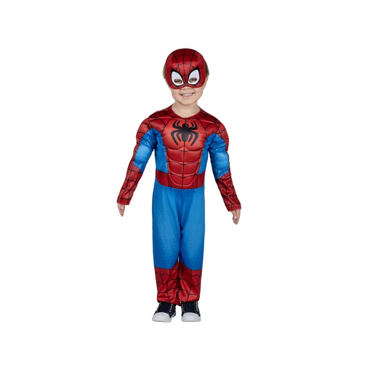 Marvel Spiderman Halloween Costume for Toddler, Size 3-4T, by Jazwares | Walmart (US)