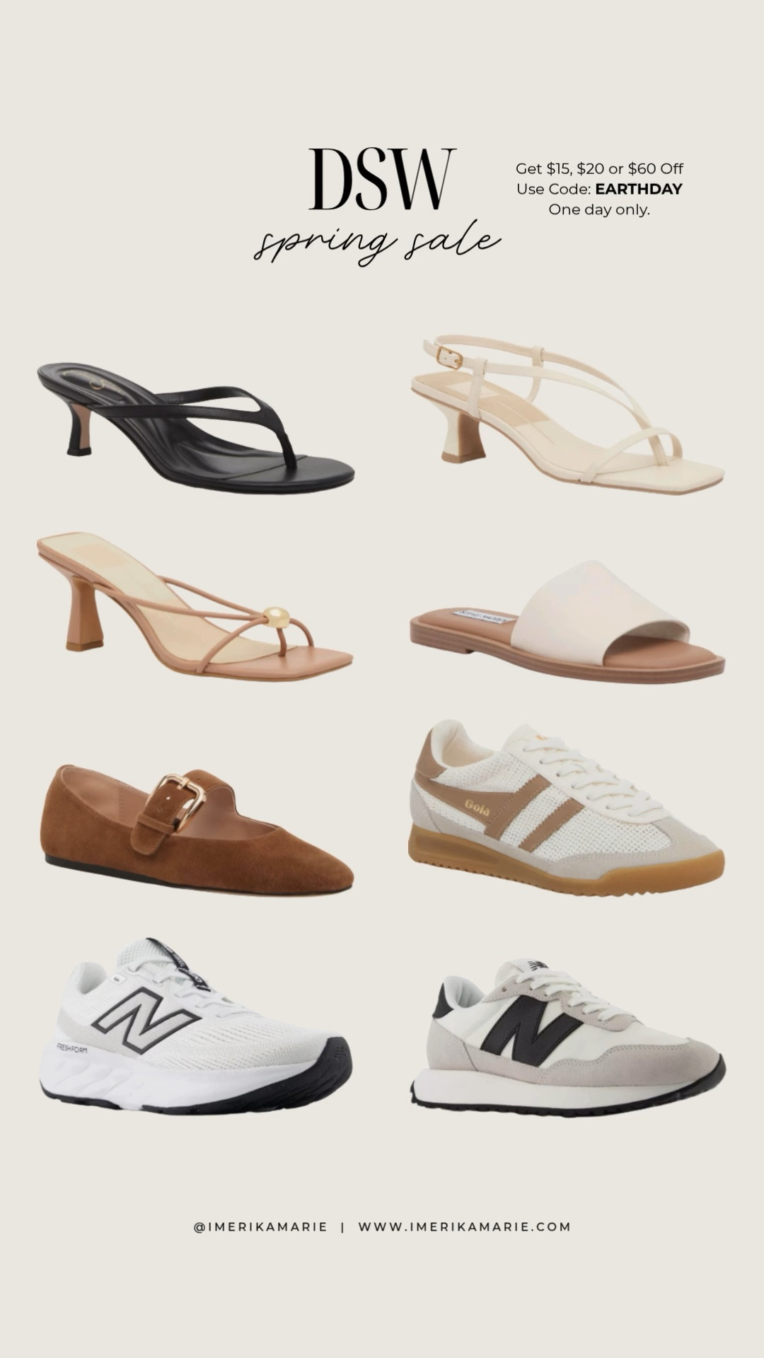 DSW Earth Day Sale 🌎

$15 off $49, $20 off $99, $60 off $199

Shop using code EARTHDAY

#LTKSeasonal #LTKSaleAlert #LTKMothersDay