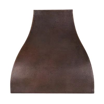 36 Inch 1250 CFM Hammered Copper Wall Mounted Campana Range Hood with Slim Baffle Filters | Wayfair North America