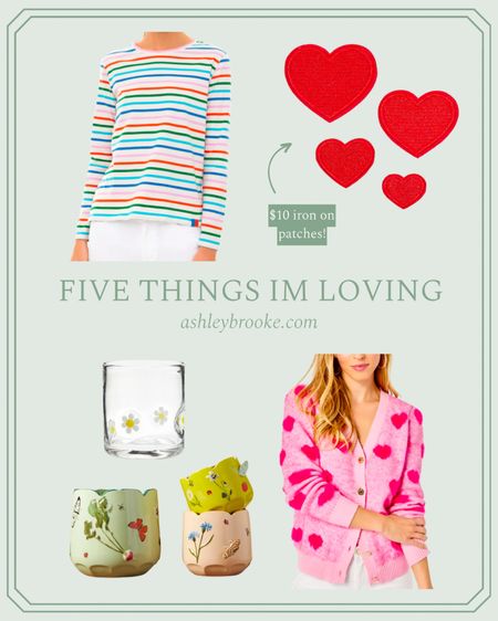 5 Things I’m Loving this week - love these $10 iron on patches!