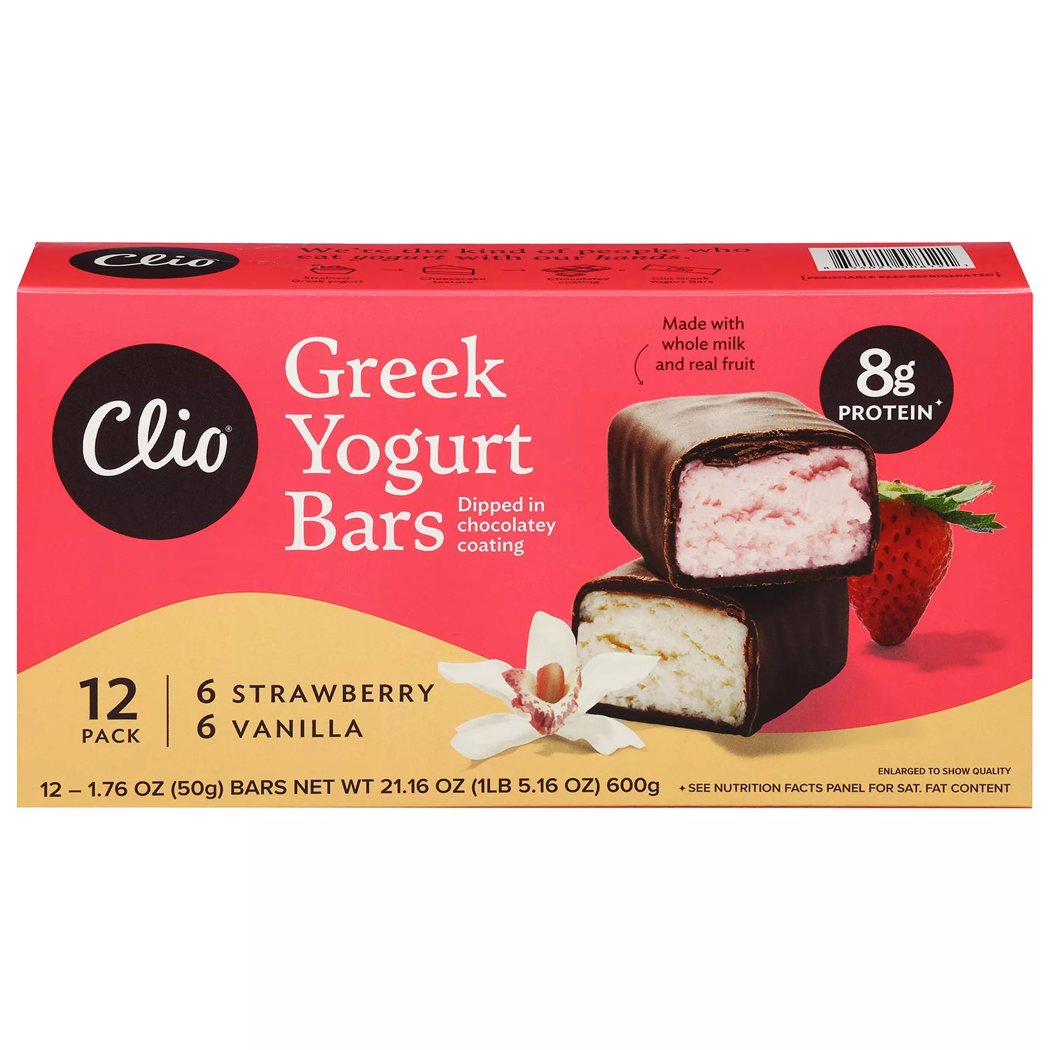 Clio Greek Yogurt Bar Variety Pack (12 pk.) | Sam's Club