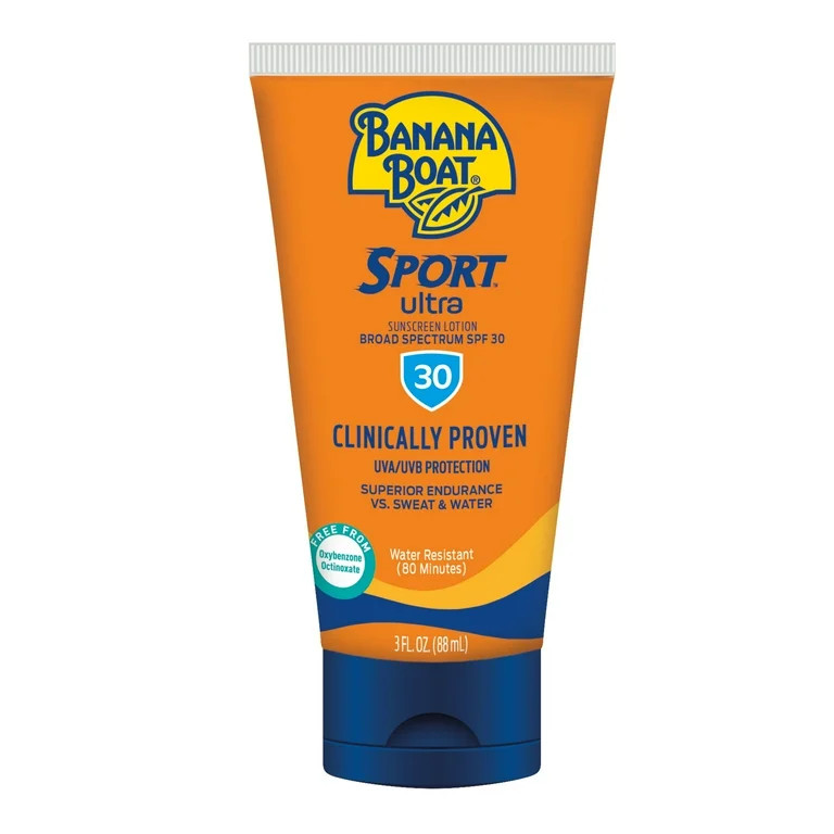 Banana Boat Sport Ultra SPF 30 Sunscreen Lotion, Travel Size 3oz | Walmart (US)
