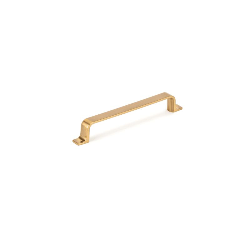 Richelieu BP52003160 6-5/16 Inch Center to Center Handle Cabinet Pull Aurum Brushed Gold Cabinet Har | Build.com, Inc.
