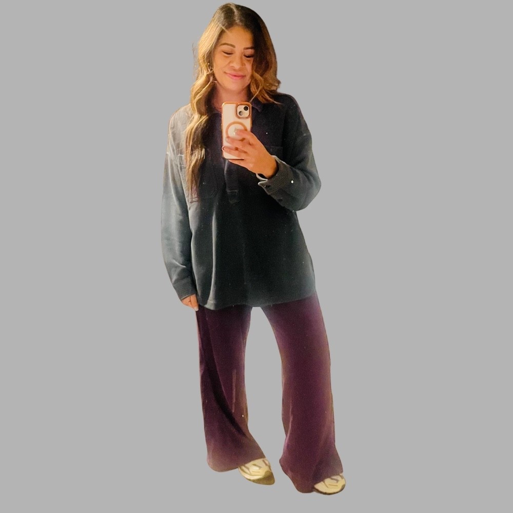 Baggy and comfy today and I’m not mad about it!!! These AE trouser pants have been on repeat! 

#LTKootd #LTKActive #LTKMidsize