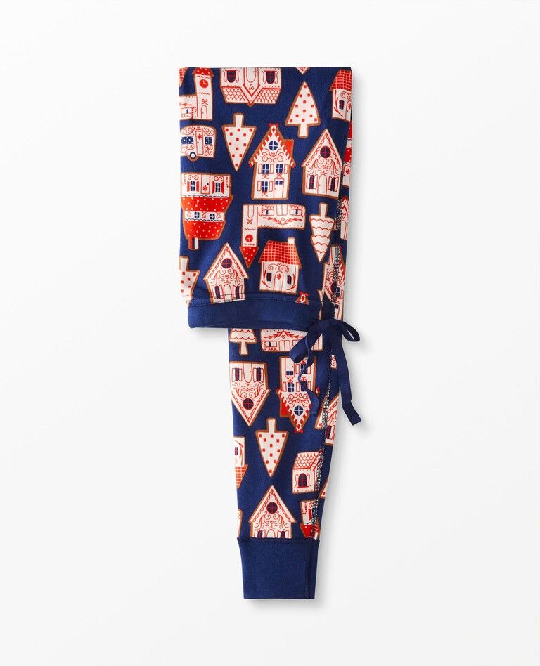 Women's Holiday Print Long John Pajama Pant | Hanna Andersson