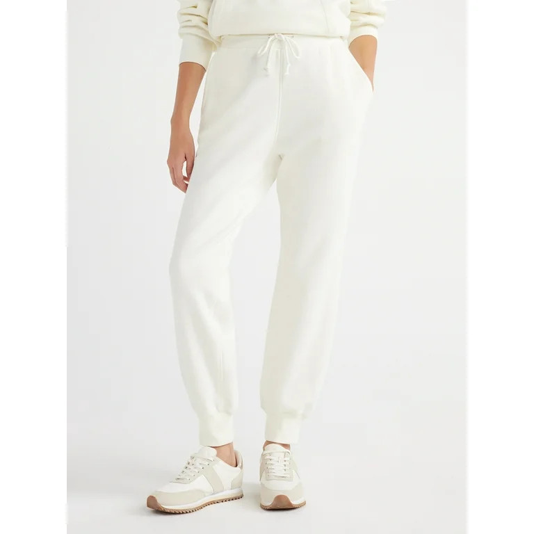 Free Assembly Women's Rib Cuff Sweatpants, 28” Inseam, Sizes XS-XXXL - Walmart.com | Walmart (US)