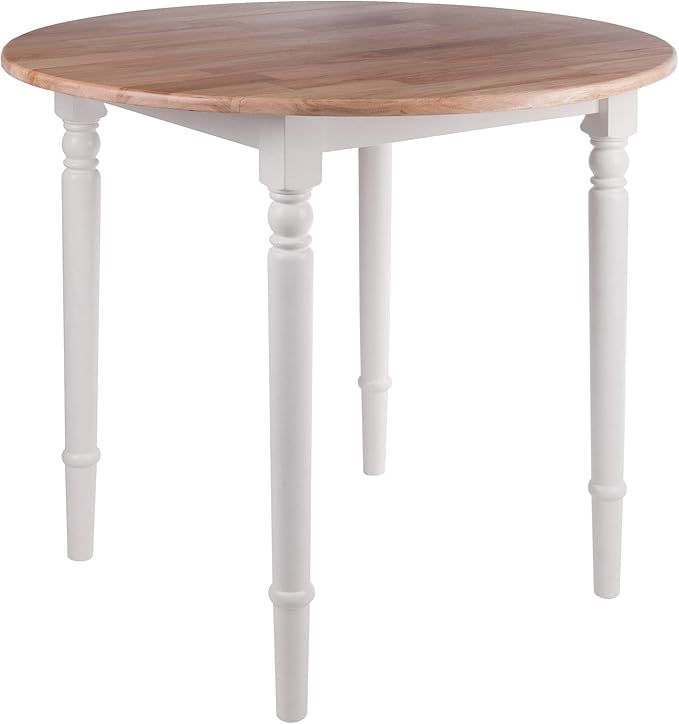 Winsome Sorella Dining Table, Natural/White | Amazon (US)