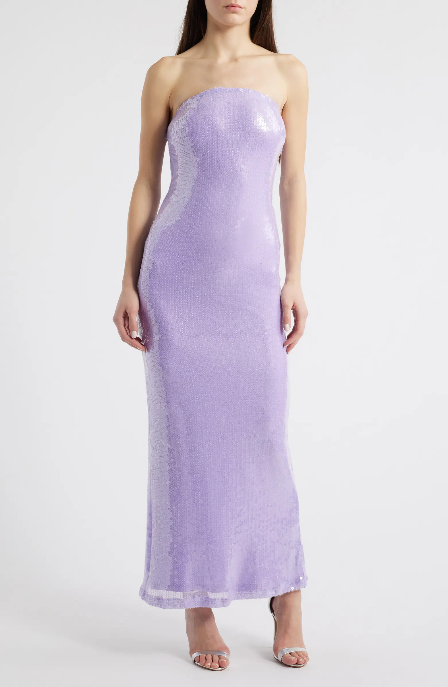 Strapless Sequin Dress | Nordstrom