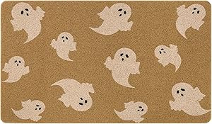 Lahome Halloween Decorative Door Mat, Outdoor Indoor Ghost Doormats, Durable Fall Cute Boo Coir D... | Amazon (US)