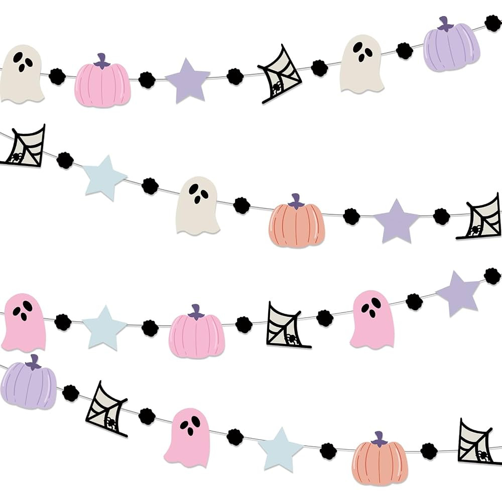 Pastel Halloween Decor - Summerween Decorations Cute Halloween Decorations Halloween Banner Spook... | Amazon (US)