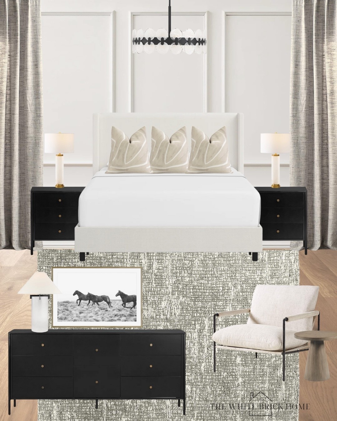 This beautiful upholstered bed ships for free from Wayfair, and it pairs beautifully with this coordinated black nightstand and dresser (also from Wayfair). I love it paired with a neutral rug with texture. 

❤️❤️

Bed, bedroom, bedroom decor, bedroom furniture, bedroom rug, bedroom wall art, accent chair, nightstand, dresser, bedroom lamp, bedside lamp, bedroom lighting, wall art, wall decor, bedroom design, bedroom ideas, chair, side table, curtains, Wayfair bedroom furniture, crate and barrel, Etsy


#LTKHome #LTKSeasonal #LTKSaleAlert