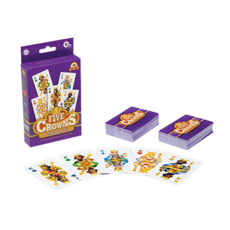 Five Crowns – Family Card Game, 1-7 Players, by Play Monster, Classic Card Games for Kids Ages ... | Walmart (US)