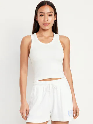 Exhale Seamless Fitted Rib Tank | Old Navy (US)