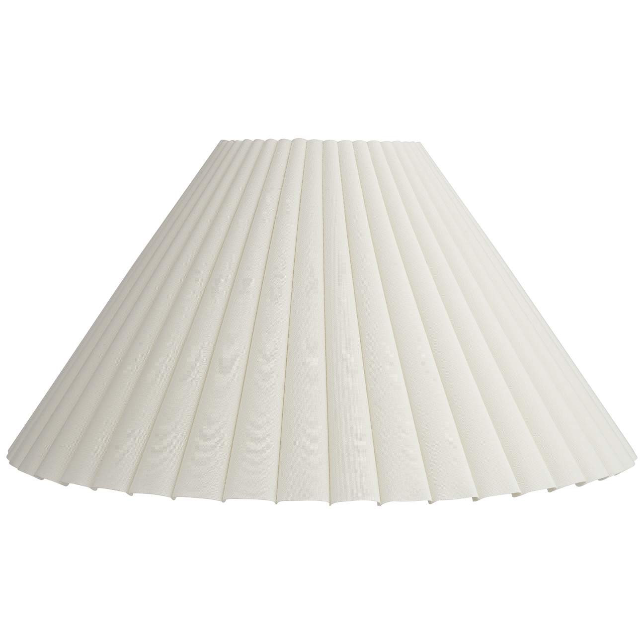 Box Pleat Lamp Shade 7x20.5x12.5 (Spider) | Lamps Plus