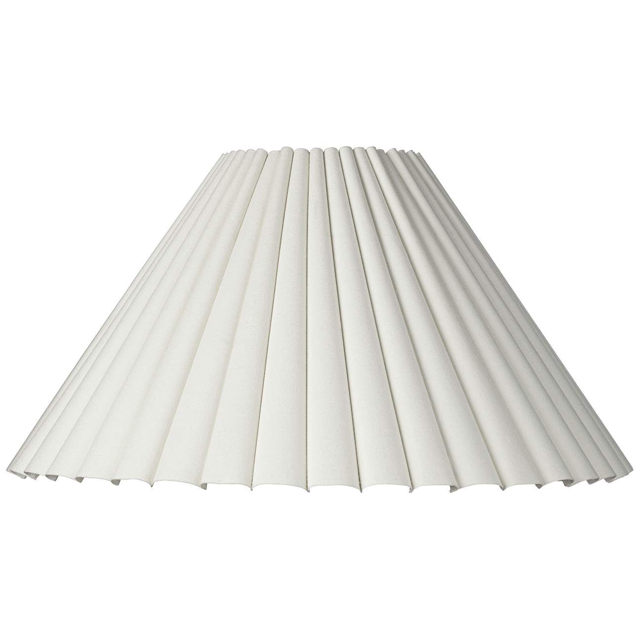 Box Pleat Lamp Shade 7x20.5x12.5 (Spider) | Lamps Plus
