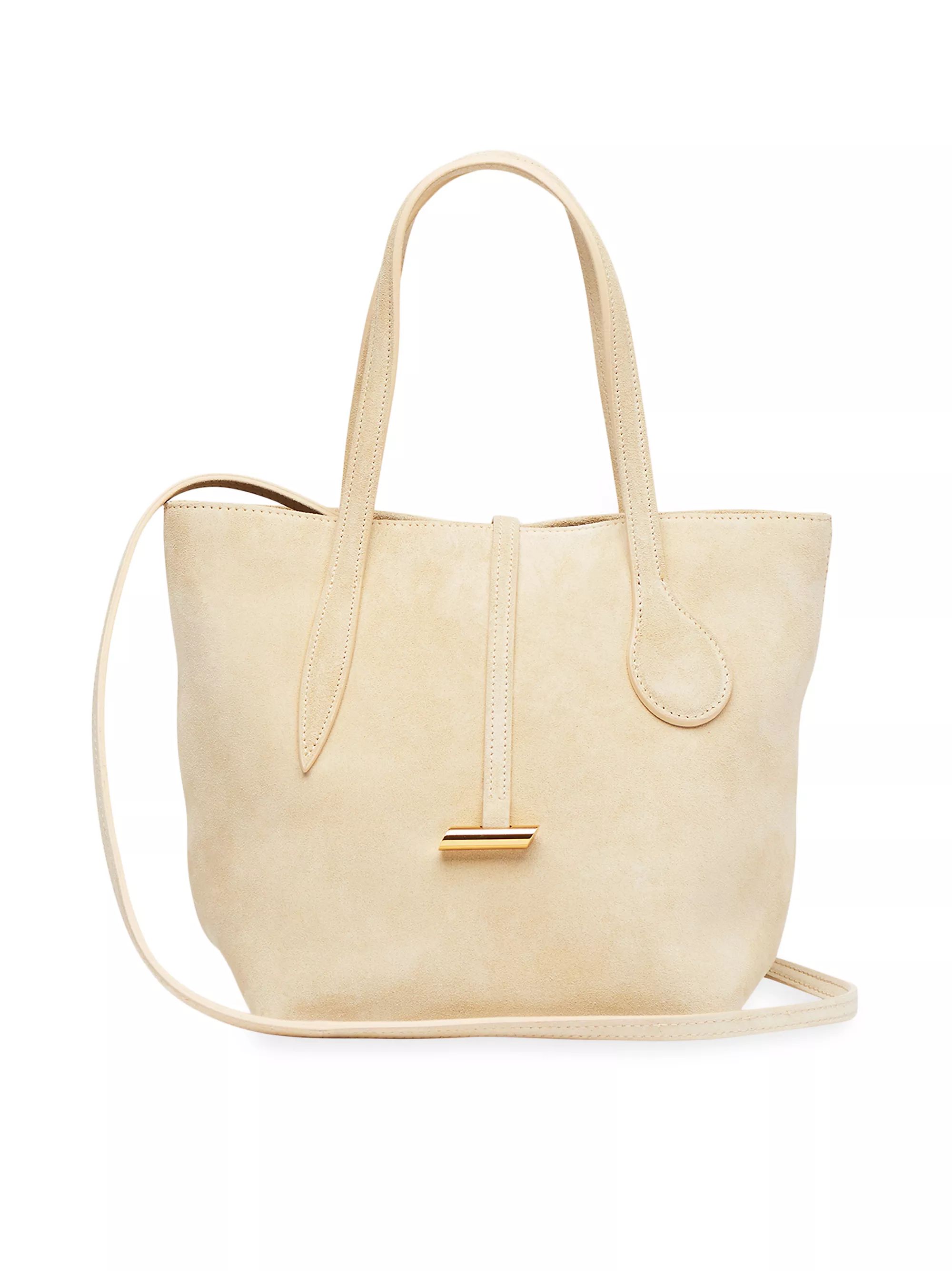 Shop Little Liffner Sprout Mini Suede Tote Bag | Saks Fifth Avenue | Saks Fifth Avenue