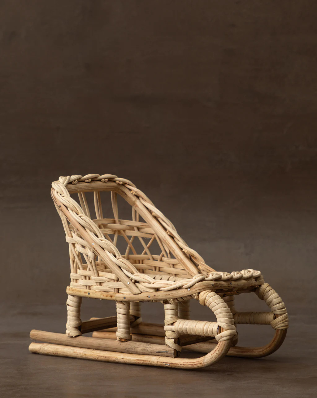 Woven Rattan Sleigh | McGee & Co.
