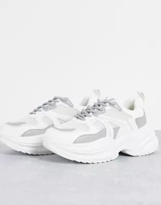 Topshop City Chunky Sneakers in White | ASOS (Global)