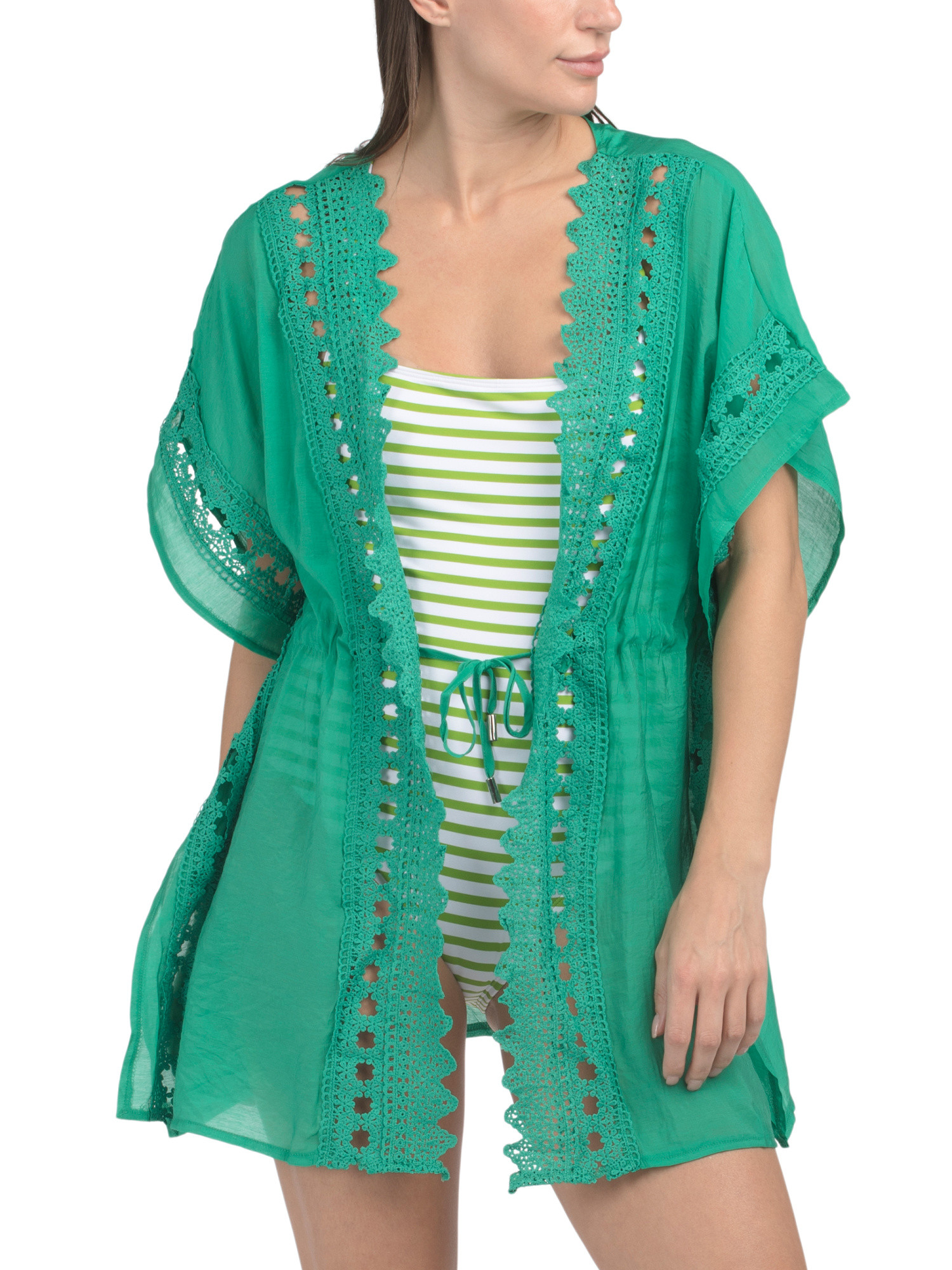 Cover-up With Crochet Panel | Clothing | Marshalls | Marshalls