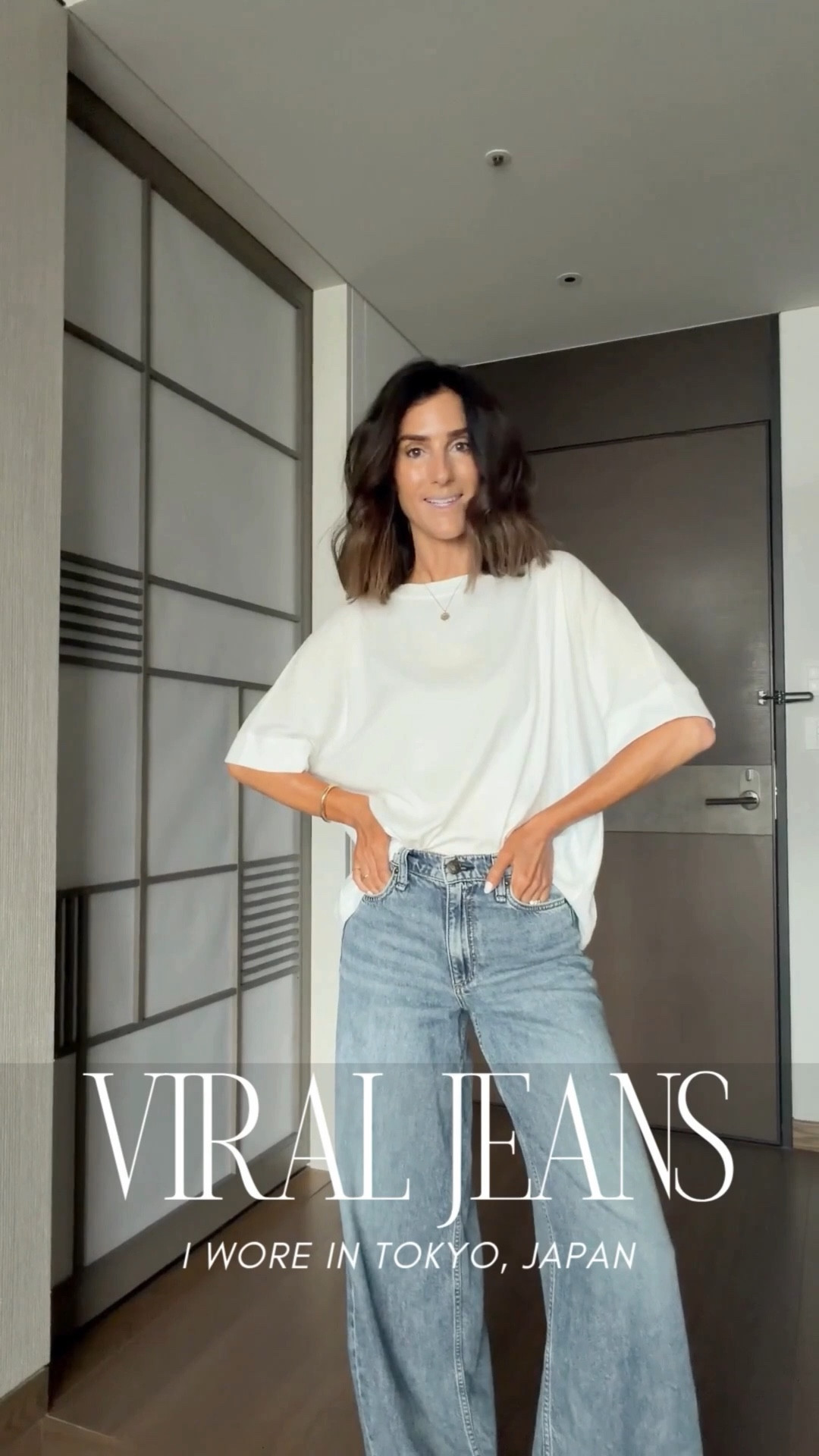 What I’m wearing in Tokyo, Japan! These jeans are absolutely comfortable. I’m just shy of 5-7” wearing the size 24 I sized down one. This tee is naturally overzied and wearing the size small from Amazon! #stylinbyaylin #aylin 

#LTKTravel #LTKootd #LTKSeasonal