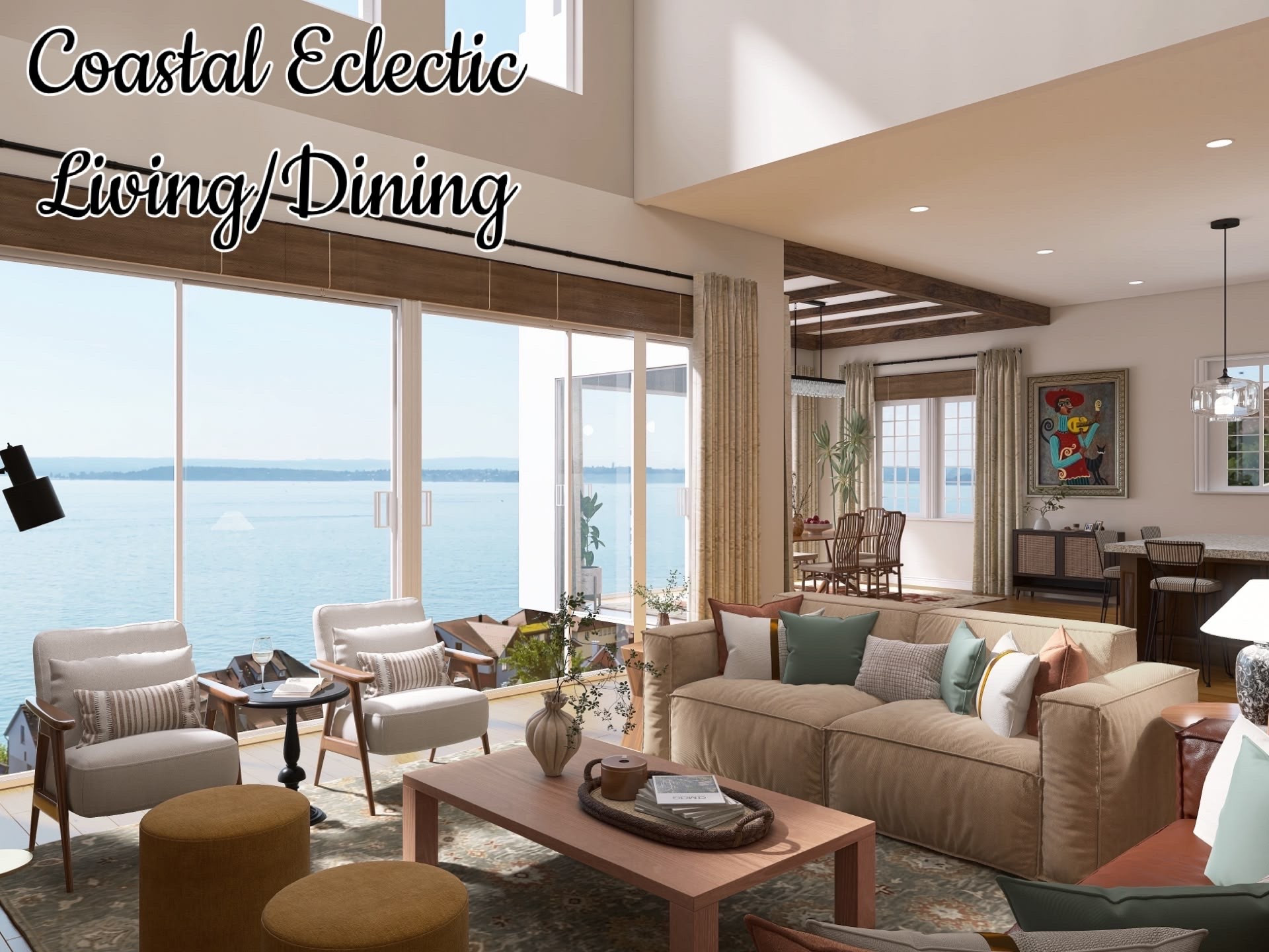 Designed by Olivia
Coastal Eclectic Living/Dining

#LTKmomlife #LTKHome #LTKSeasonal